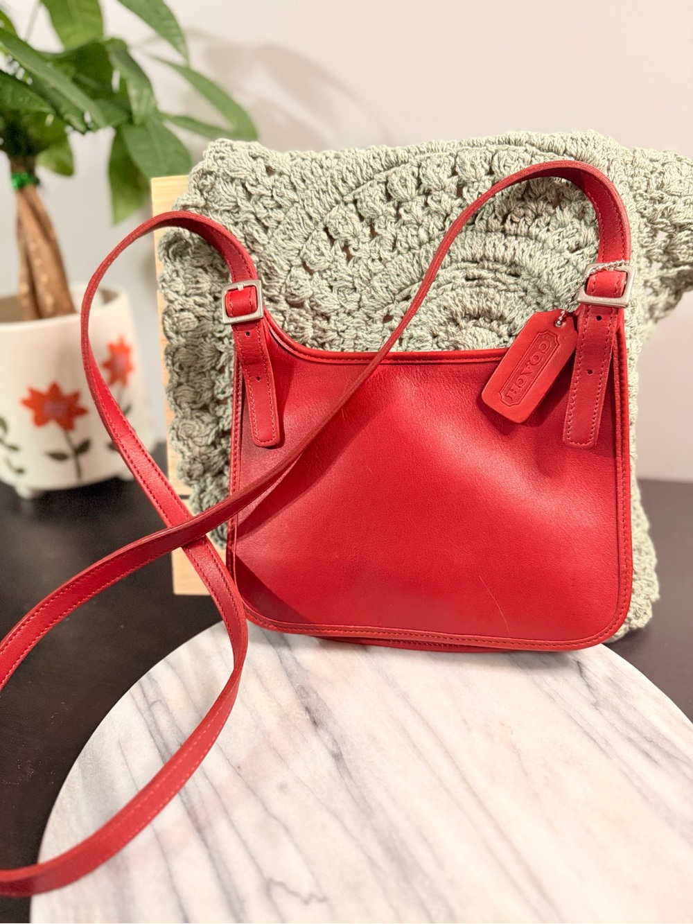 Vintage Coach Legacy Mini Hippie Crossbody Bag, Style 9142 - Picture 3 of 7